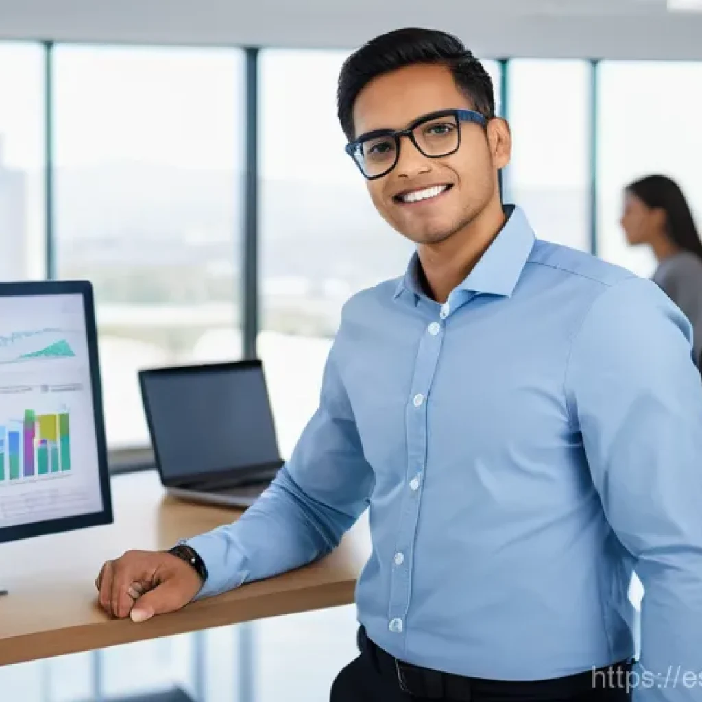 공정관리기술자의 필수 자격 요건 - **Prompt:** A dynamic, professional project control engineer, of Hispanic descent, standing confiden...